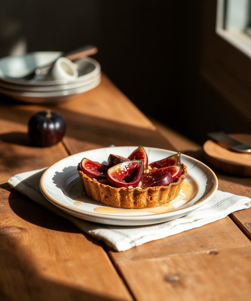 Fig & Honey Almond Tart
